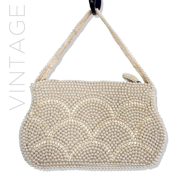 Mini Pearl Clutch/Handbag - Vintage - Picture 1 of 4